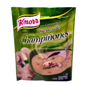 Crema de Champiñones Knorr 70 g | Crema de Champiñones - Cod:ABG16