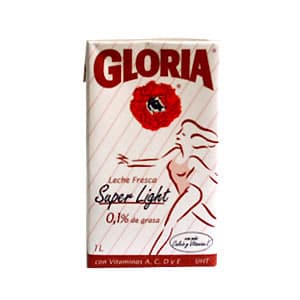 Leche Gloria Super Light x 1 litro | Leche - Whatsapp: 980660044