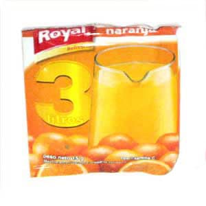 Naranja Royal 15grs.-2 Unid | Refresco Naranja - Whatsapp: 980660044