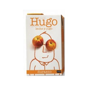 Hugo Bebida de Jugo+Leche x 1 lt Sabor durazno **Hugo** | Jugo - Whatsapp: 980660044