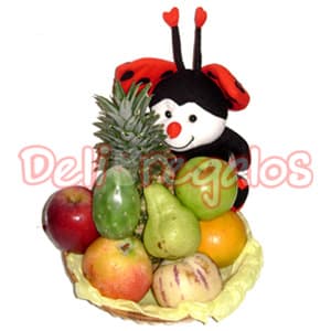 Canasta de Frutas para Regalar | Canasta de Regalo con Frutas - Cod:ACI01