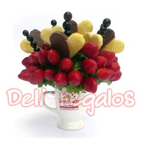 Canasta de Frutas para Regalar | Frutero para regalo en taza - Whatsapp: 980660044