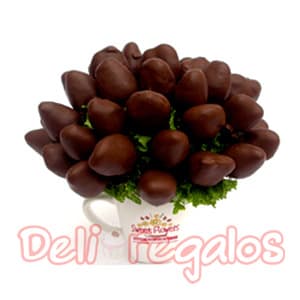 Envio de Regalos Arreglo de Frutas con Fresas bañadas en chocolate | Frutas con Chocolate - Whatsapp: 980660044