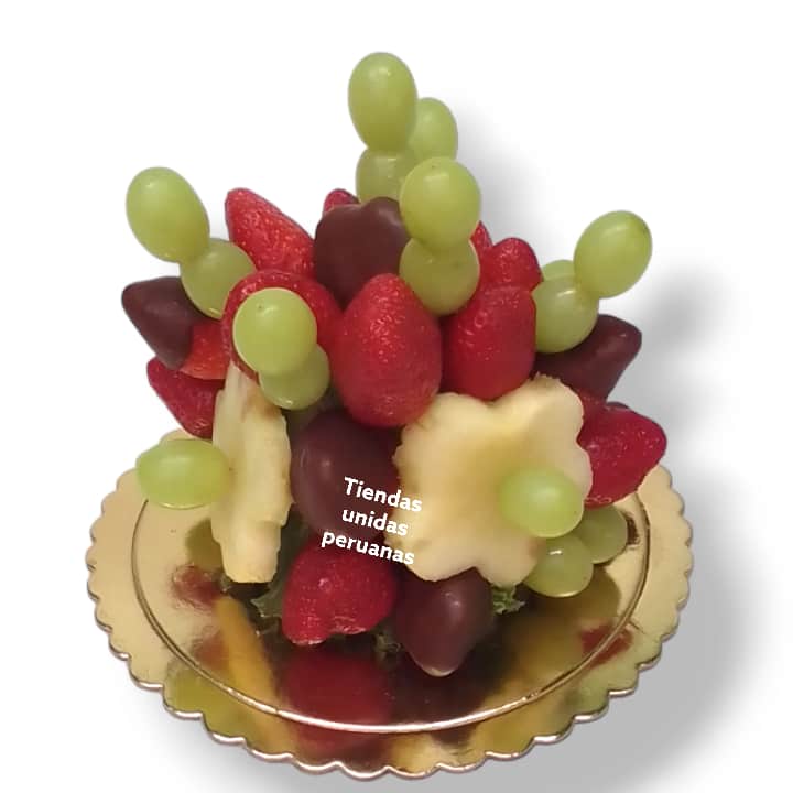 Canasta de Frutas para Regalar | Regalo para dama y Cartera - Whatsapp: 980660044