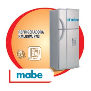 REFRIGERADORA MABE - RML-09WJPNSO | Refrigeradoras Peru - Cod:ADF04