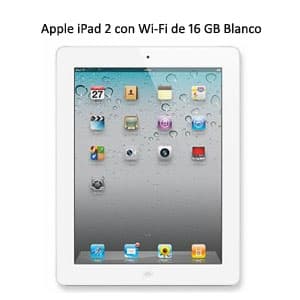 Apple iPad 2 con Wi-Fi de 16 GB Blanco | Apple Ipad Delivery - Cod:ADG06