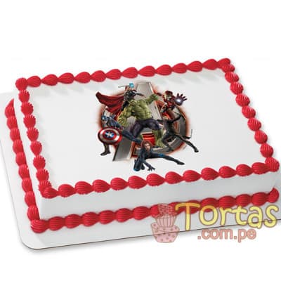Torta Avengers | Torta de Avengers - Cod:AVC01