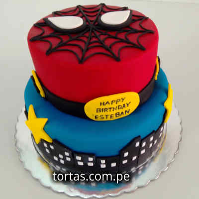 Torta SpiderMan | Tortas Hombre Araña - Cod:AVC03
