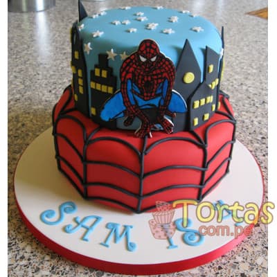 Torta Hombre Araña | Torta del Hombre araña