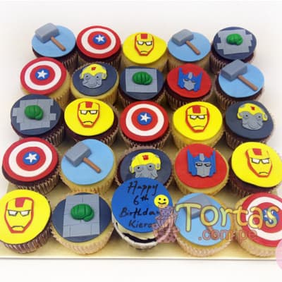 Avengers | Cupcakes de los Avengers - Cod:AVC11