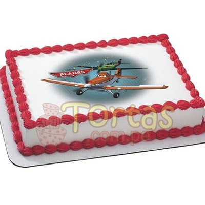 Torta Aviones | FotoImpresion Aviones Disney - Whatsapp: 980660044