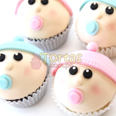 Envio de Regalos Cupcakes Recien Nacidos | Cupcakes Personalizados - Whatsapp: 980660044