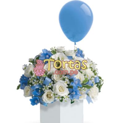 Envio de Regalos Arreglos Florales Recien Nacidos | Arreglo Floral para Recien Nacido - Whatsapp: 980660044