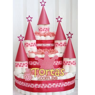 Torta de Pañales | Tortas para Baby Shower | Torta de Pañales Delivery - Whatsapp: 980660044