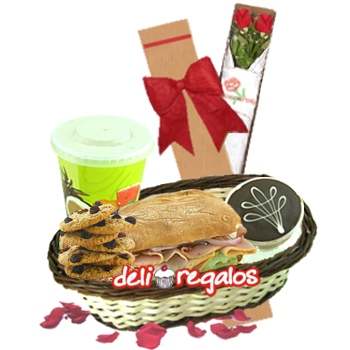Envio de Desayunos con Rosas Delivery - Cod:END06