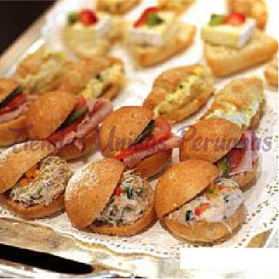 Envio de Regalos Sandwichs | Mix Sandwichs x 16 - Whatsapp: 980660044