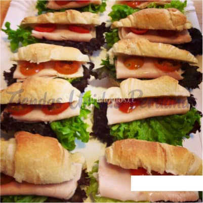 Envio de Regalos Sandwichs para Oficinas | Sandwichs grandes x 20 - Whatsapp: 980660044