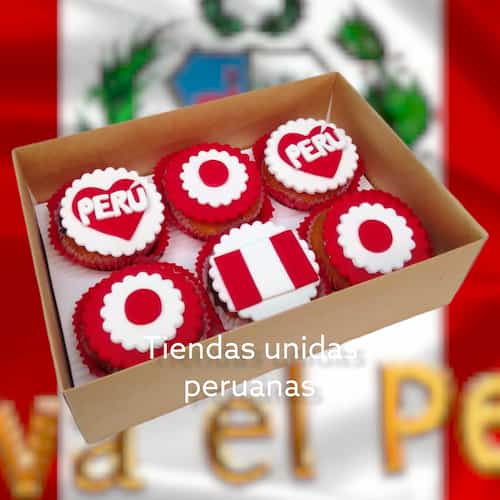 Cupcakes Fiestas Patrias con Delivery - Cod:CJP21