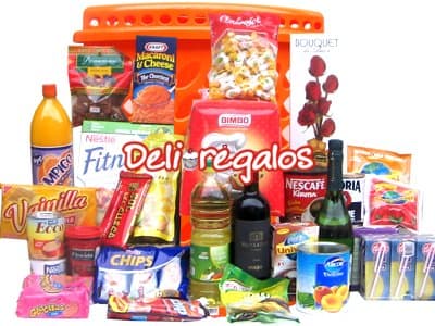 Envio de Regalos Cesta Deluxe de alimentos Perú - Whatsapp: 980660044