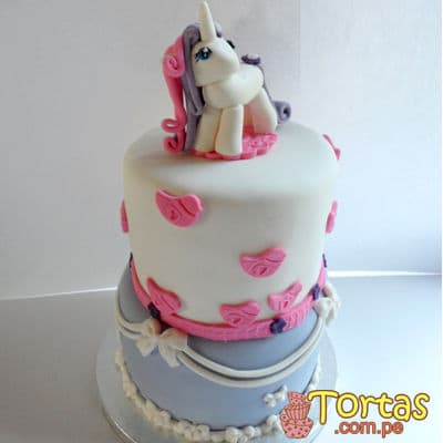 Torta con tematica de unicornio | Torta de unicornio - Cod:COR03