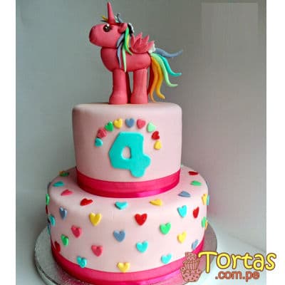 Torta de unicornio | Torta con Unicornio - Cod:COR05