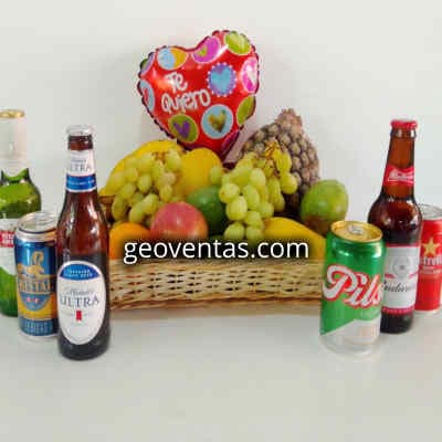 Envio de Regalos Cerveza con frutas | Licores 24 Horas - Whatsapp: 980660044