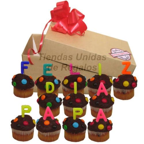 Cupcakes Dia del Padre | Regalos Originales para Papá - Cod:DDP24