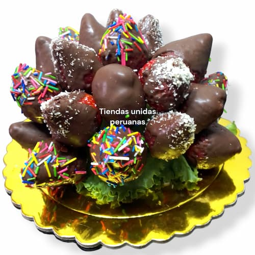 Fresas con Chocolate Dia de la secretaria - Whatsapp: 980660044