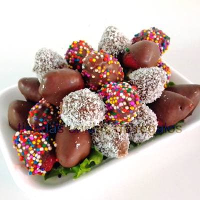 Fresas con chocolate Delivery | Canastas de Chocolates para Regalar 