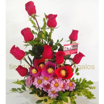 Arreglo con Rosas | Florerias Peru - Whatsapp: 980660044