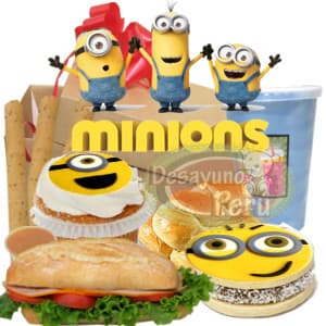 Desayunos infantiles | Desayuno Minions - Whatsapp: 980660044