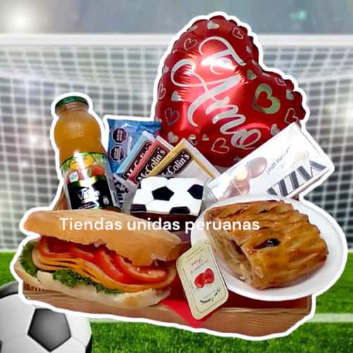 Envio de Regalos Desayuno temática de fútbol para niños - Whatsapp: 980660044