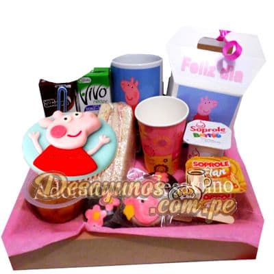 Desayunos especiales para niñas Peppa Delivery - Whatsapp: 980660044