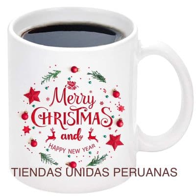 Envio de Regalos Desayunos Navideños | Mug por Navidad  | Taza Navideña - Whatsapp: 980660044