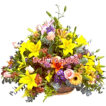 Arreglo de Flores Amarillas | Arreglos Floral Delivery | Floreria a Domicilio - Cod:VAT29