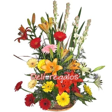 Envio de Regalos Arreglo con Flores para Aniversario - Whatsapp: 980660044