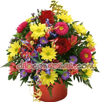 Arreglos de Rosas | Arreglo de Flores de Estacion | Arreglos Florales Lima - Cod:ENL23
