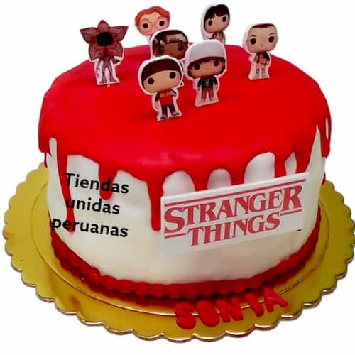Torta Stranger Things - Whatsapp: 980660044