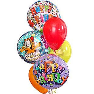 Bouquet de globos | Globilandia | Bouquet de globo Feliz Cumpleaños - Cod:GBH36