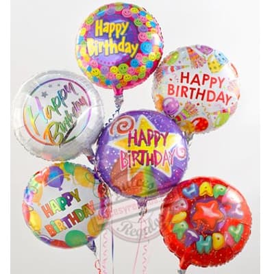 Bouquet de globos | Globofiesta | Bouquet de globo Feliz Cumpleaños - Whatsapp: 980660044