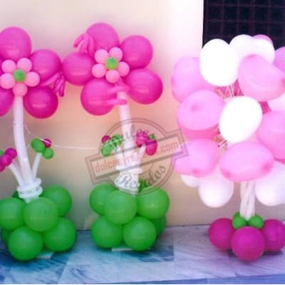 Flores de Globos para regalar | Imágenes de Flores de globos | Flores de globos 