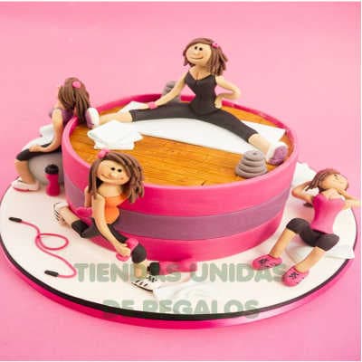 Crossfit cake | Tortas temáticas | Torta Ginmastas - Cod:GMS10