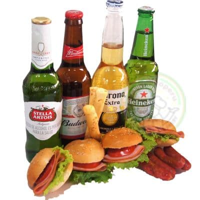 Piqueo de Amistad | Pack con cerveza Pilsen Para Regalar con Delivery | Rosatel - Whatsapp: 980660044