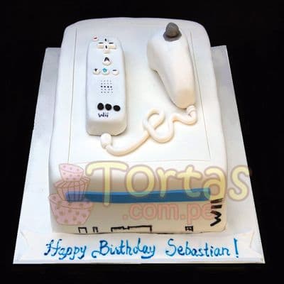Torta Wii 01 | Wii pastel | Wii cake Bakery - Cod:JVD01