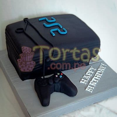 Torta PS2 - PlayStation2 06  | Torta Play Station | Play Station Cake  - Cod:JVD06