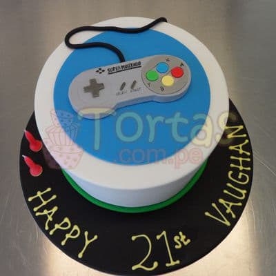 Torta SuperNes | Torta SNES| Torta Super Nintendo - Cod:JVD10