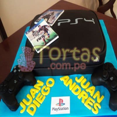 Envio de Regalos Torta Play Station 4 | Torta PS4 | PS4 Cake  - Whatsapp: 980660044