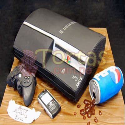 Torta PlayStation 3 | Torta Play Station | PS3 Cake - Whatsapp: 980660044