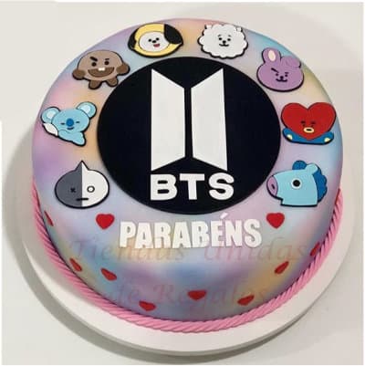 25% off en Torta BTS | Kpop Cakes | Tortas Coreanas 