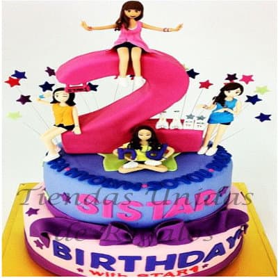 Torta Sistar 2 | Kpop Cakes | Tortas Coreanas 